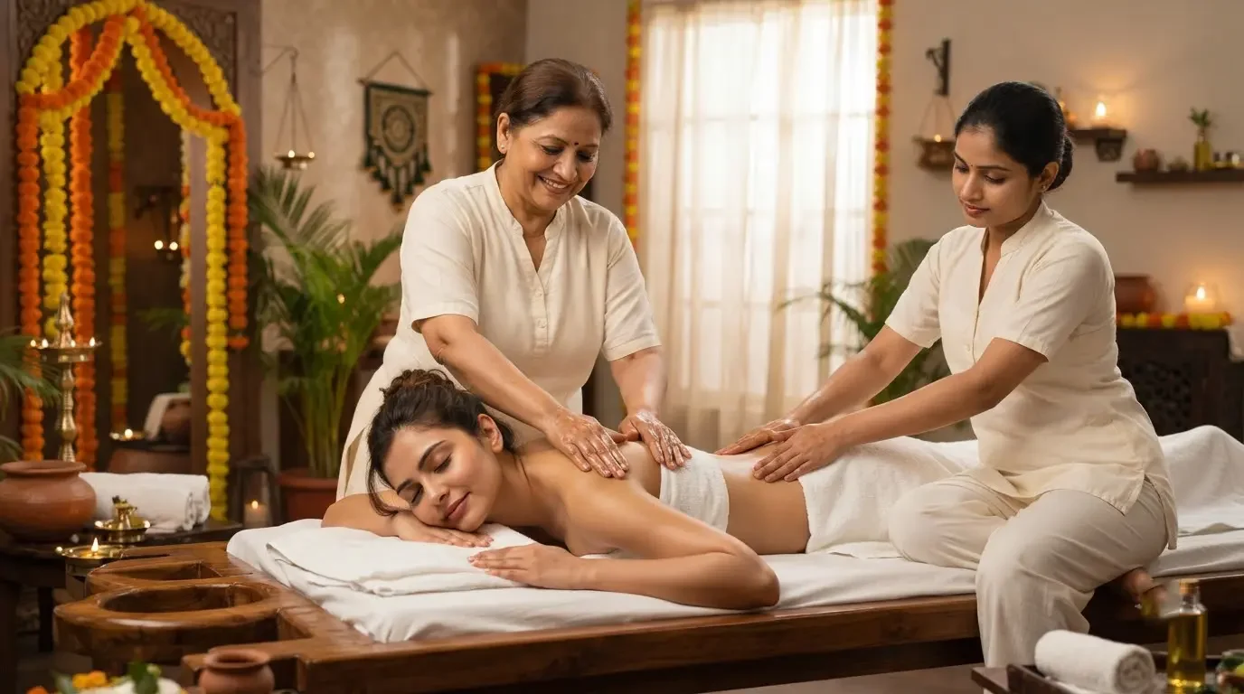 Cervical, Lower Back, One Shoulder & Both Hands Therapy hover image